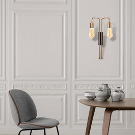 Opviq Mum - 3511 Lámpara de pared Dorado y Negro
